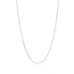 Gargantilha Rommanel de Elo Cadeado Fio 0,50 mm em Prata – Medida 50 cm - Joias Rommanel | YouBeauty - Brincos, Colares e Anéis com Frete Grátis