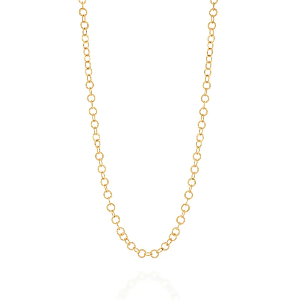 Cordão Rommanel com Elos Vazados em Ouro 18K – Tamanho 50 cm - Joias Rommanel | YouBeauty - Brincos, Colares e Anéis com Frete Grátis