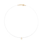 Gargantilha Rommanel em Fio de Nylon com Zircônia de 4mm – Ponto de Luz Delicado - Joias Rommanel | YouBeauty - Brincos, Colares e Anéis com Frete Grátis