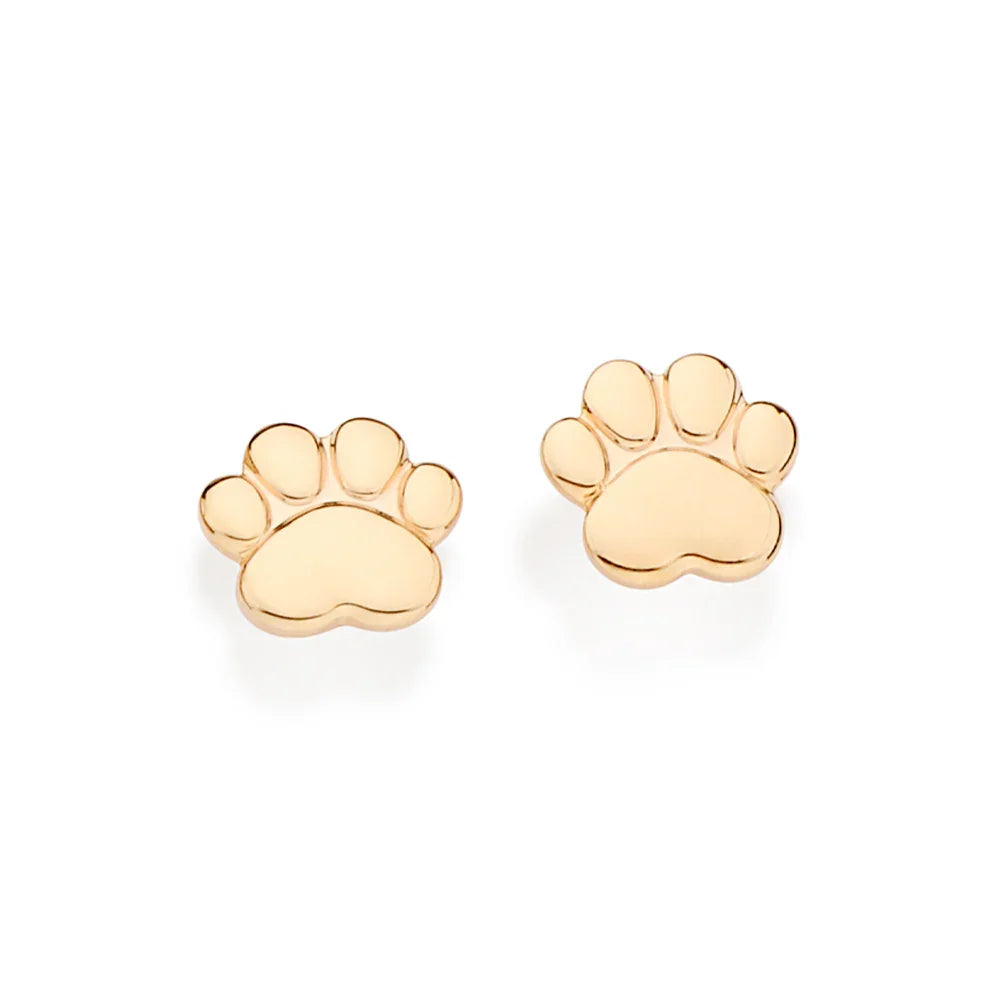 Brinco Pata de Pet Pequeno Rommanel em Banho de Ouro 18K – Design Exclusivo e Delicado - Joias Rommanel | YouBeauty - Brincos, Colares e Anéis com Frete Grátis