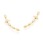 Brinco Ear Cuff Oval Rommanel em Ouro 18K – Design Exclusivo com Piercing de Pressão - Joias Rommanel | YouBeauty - Brincos, Colares e Anéis com Frete Grátis