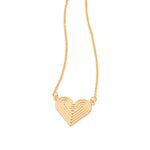 Gargantilha Rommanel com Pendant em Formato de Coração em Fio Cadeado – Ajustável 45 a 50cm - Joias Rommanel | YouBeauty - Brincos, Colares e Anéis com Frete Grátis