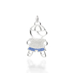 Pingente Menino Rommanel Cravejado com 68 Zircônias em Prata – Design Delicado e Brilhante - Joias Rommanel | YouBeauty - Brincos, Colares e Anéis com Frete Grátis