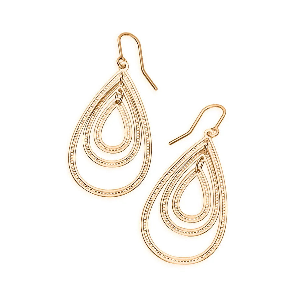 Brinco Rommanel com 6 Gotas Vazadas em Banho Ouro 18K – Design Exclusivo e Sofisticado - Joias Rommanel | YouBeauty - Brincos, Colares e Anéis com Frete Grátis