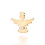 Pingente Anjo com Zircônia Carrê em Ouro 18K Rommanel – Auréola Vazado Delicado - Joias Rommanel | YouBeauty - Brincos, Colares e Anéis com Frete Grátis