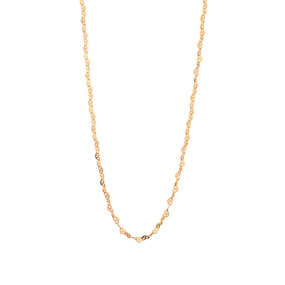 Cordão Gargantilha Rommanel com Corrente de Elos Coração Infinito em Banho de Ouro 18K – Fio Fino 0,30mm 50cm - Joias Rommanel | YouBeauty - Brincos, Colares e Anéis com Frete Grátis