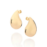 Brinco Gota Abaulado Liso Rommanel em Banho de Ouro 18K – Exclusivo Coleção Giovanna Antonelli - Joias Rommanel | YouBeauty - Brincos, Colares e Anéis com Frete Grátis
