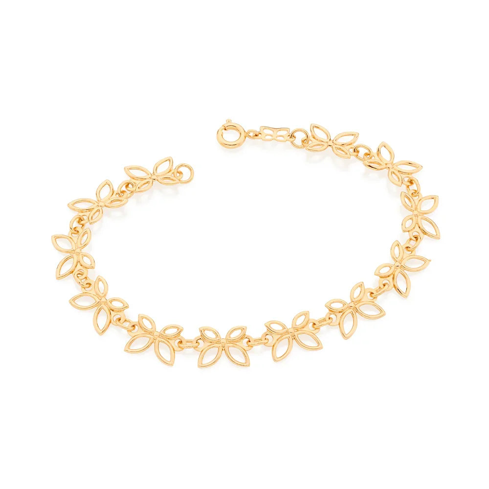 Pulseira Rommanel com Borboletas Vazadas em Ouro 18K – Design Delicado e Feminino - Joias Rommanel | YouBeauty - Brincos, Colares e Anéis com Frete Grátis