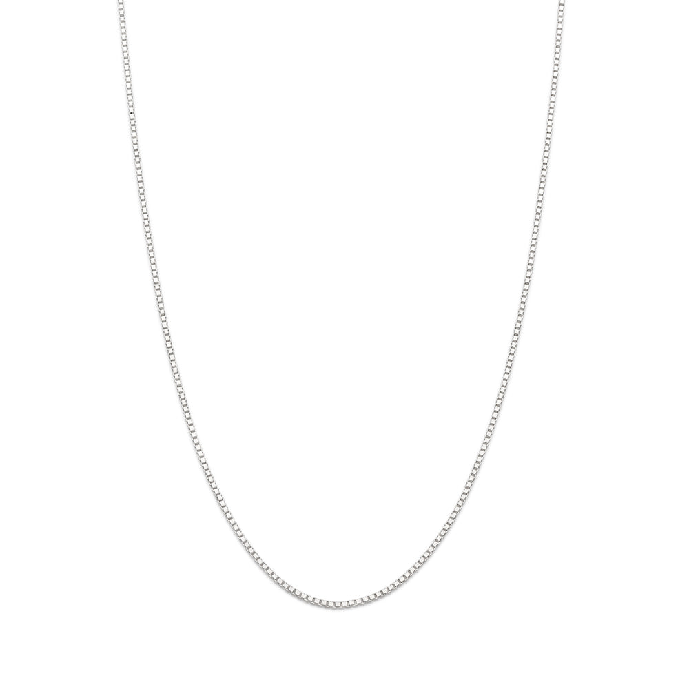 Gargantilha Rommanel com Corrente Veneziana Fina 1,0 mm em Prata – Design Delicado e Elegante