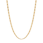 Cordão Navete Rommanel com Detalhes Batidos em Ouro 18K – Medida 50 cm - Joias Rommanel | YouBeauty - Brincos, Colares e Anéis com Frete Grátis