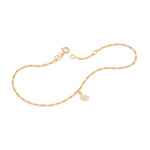 Tornozeleira Rommanel com Berloque de Borboleta em Fio 040 com Aplique de Rhodium – Ajustável 23 a 25 cm - Joias Rommanel | YouBeauty - Brincos, Colares e Anéis com Frete Grátis