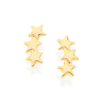 Brinco Ear Cuff Rommanel com 6 Estrelas Lisas em Ouro 18K – Design Delicado e Moderno - Joias Rommanel | YouBeauty - Brincos, Colares e Anéis com Frete Grátis