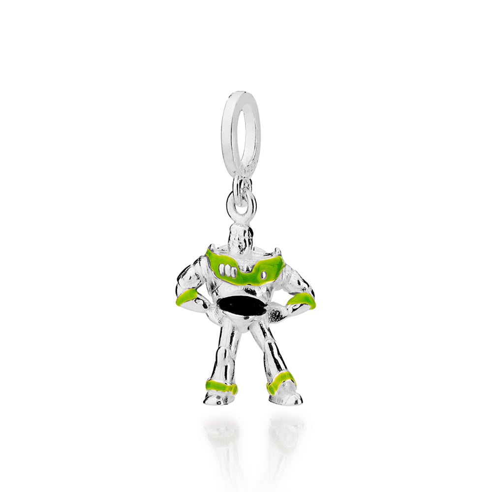 Pingente Buzz Lightyear Rommanel com Aplicação de Resina – Joia Licenciada Disney Exclusiva