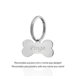 Medalha Rommanel para Pet em Formato Osso – Personalizável e Resistente - You Beauty