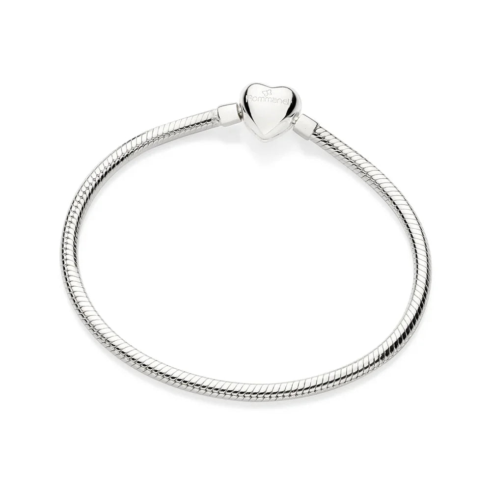 Pulseira Rommanel Corrente Rabo de Rato com Fecho Coração – Design Delicado e Elegante - Joias Rommanel | YouBeauty - Brincos, Colares e Anéis com Frete Grátis