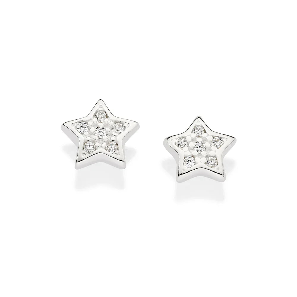 Brinco Estrela Rommanel Cravejado com 12 Zircônias em Prata – Design Delicado e Brilhante - Joias Rommanel | YouBeauty - Brincos, Colares e Anéis com Frete Grátis