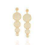 Maxi Brinco Rommanel em Círculos Vazados – Design Sofisticado e Elegante - Joias Rommanel | YouBeauty - Brincos, Colares e Anéis com Frete Grátis