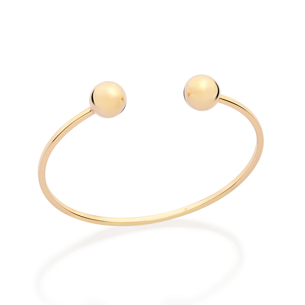 Bracelete com Esferas 10mm Rommanel em Banho Ouro 18K – Coleção Ana Hickmann Exclusiva