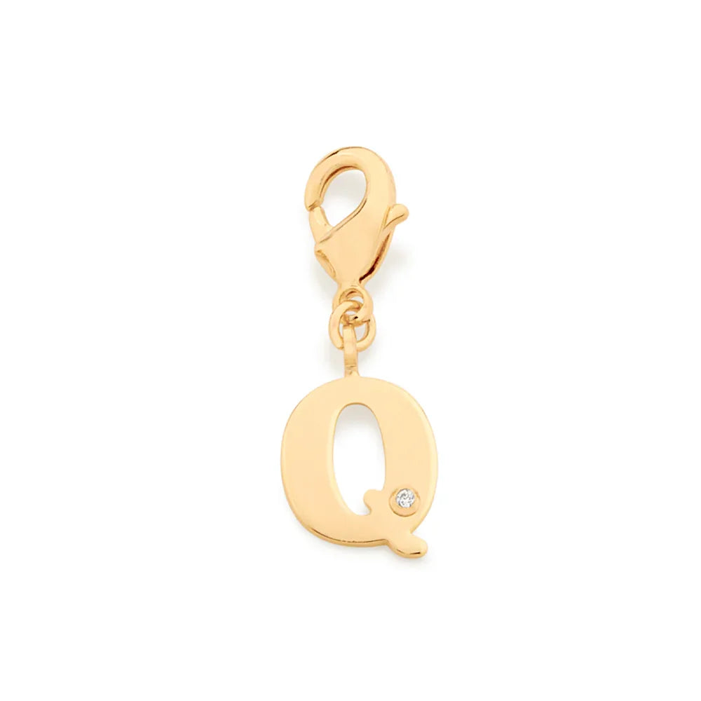 Pingente Berloque Letra Rommanel com Zircônia em Ouro 18K – Fecho Lagosta Delicado - Joias Rommanel | YouBeauty - Brincos, Colares e Anéis com Frete Grátis