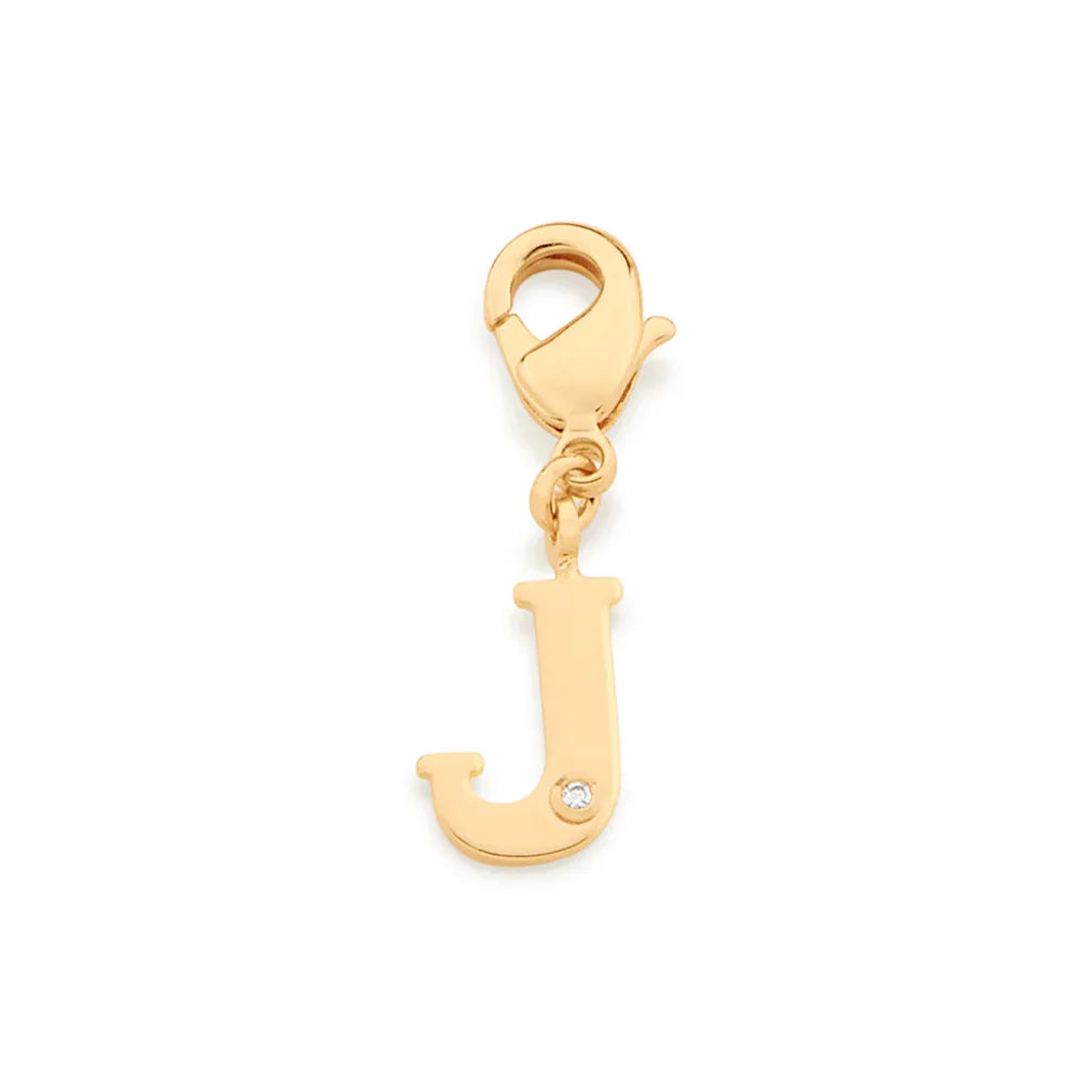 Pingente Berloque Letra Rommanel com Zircônia em Ouro 18K – Fecho Lagosta Delicado - Joias Rommanel | YouBeauty - Brincos, Colares e Anéis com Frete Grátis