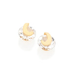 Brinco Solitário Rommanel com Cristais de 8 mm em Ouro 18K – Design Elegante e Delicado - Joias Rommanel | YouBeauty - Brincos, Colares e Anéis com Frete Grátis